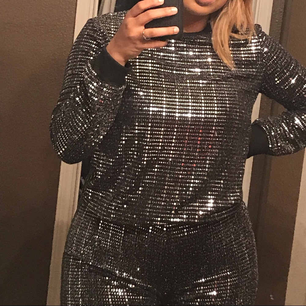 Sequin Pants and Top